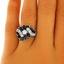 The Seneca Ring, smalltop view on a hand