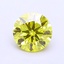1.04 Ct. Fancy Vivid  Yellow Round Lab Grown Diamond