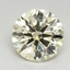 1.54 Ct. Light Yellow Round Lab Grown Diamond
