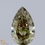 2.01 Ct. Fancy Intense Green Pear Lab Grown Diamond