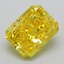 2.79 Ct. Fancy Vivid Yellow Radiant Lab Grown Diamond