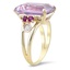 The Roseanna Ring, smalltop view on a hand