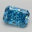 3.20 Ct. Fancy Vivid Blue Radiant Lab Grown Diamond