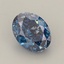 1.18 Ct. Fancy Vivid Blue Oval Lab Grown Diamond