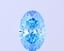 1.00 Ct. Fancy Vivid Blue Oval Lab Grown Diamond