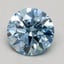 1.00 Ct. Fancy Intense Blue Round Lab Grown Diamond