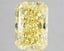 3.07 Ct. Fancy Vivid Yellow Radiant Lab Grown Diamond