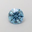 1.04 Ct. Fancy Vivid  Blue Round Lab Grown Diamond