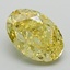 6.01 Ct. Fancy Intense Yellow Oval Lab Grown Diamond