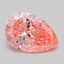 1.04 Ct. Fancy Vivid  Pink Pear Lab Grown Diamond