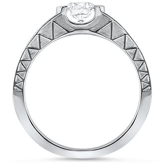 Custom Geometric Band Ring