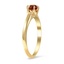 The Adey Ring, smalltop view on a hand