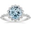 18K White Gold Marseille Halo Diamond Ring (1/2 ct. tw.), smalltop view