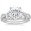 18KW Moissanite Luxe Willow Bridal Set (1/2 ct. tw.), smalltop view