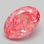 3.08 Ct. Fancy Vivid Pink Oval Lab Grown Diamond