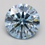 2.03 Ct. Fancy Blue Round Lab Grown Diamond