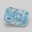 1.09 Ct. Fancy Vivid Blue Radiant Lab Grown Diamond