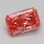 1.56 Ct. Fancy Vivid Pink Radiant Lab Grown Diamond