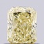 0.51 Ct. Fancy Intense  Yellow Radiant Lab Grown Diamond