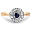 Art Deco Sapphire Vintage Ring