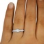 The Savea Ring, smallzoomed in top view on a hand