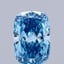 1.68 Ct. Fancy Vivid Blue Cushion Lab Grown Diamond