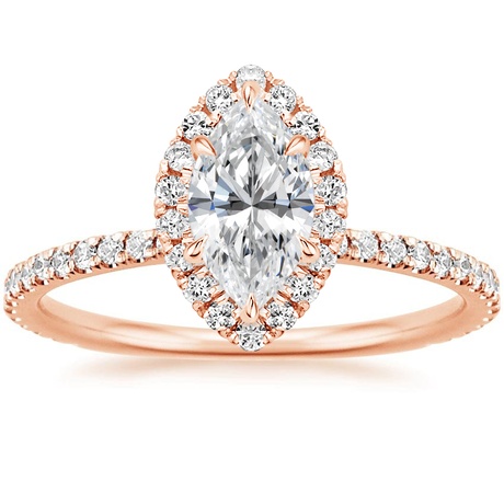 14K Rose Gold Waverly Diamond Bridal Set (2/3 ct. tw.)