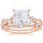 14KR Moissanite Luxe Willow Bridal Set (1/2 ct. tw.), smalltop view