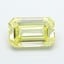 3.96 Ct. Fancy Yellow Emerald Lab Grown Diamond