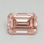 1.06 Ct. Fancy Intense Pink Emerald Lab Grown Diamond