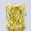 2.06 Ct. Fancy Vivid Yellow Radiant Lab Grown Diamond