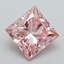 2.01 Ct. Fancy Intense Pink Princess Lab Grown Diamond