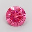 2.01 Ct. Fancy Vivid Pink Round Lab Grown Diamond