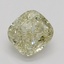 0.50 Ct. Fancy Brownish Greenish Yellow Cushion Diamond