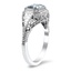 The Alexander Ring, smalltop view on a hand