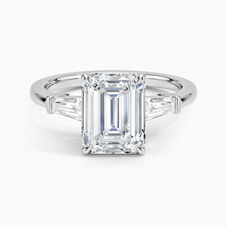 Symphony Three Stone Diamond Ring - Brilliant Earth