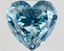 18.35 Ct. Fancy Vivid Blue Heart Lab Grown Diamond