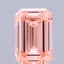 1.54 Ct. Fancy Vivid Pink Emerald Lab Grown Diamond