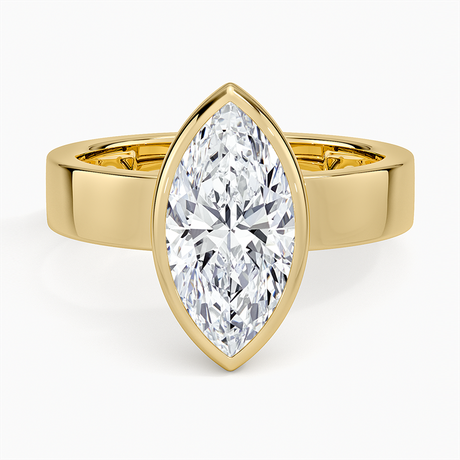Peyton Bezel Diamond Solitaire Ring