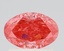 0.78 Ct. Fancy Vivid Pink Oval Lab Grown Diamond