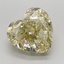 3.64 Ct. Fancy Intense Yellow Heart Lab Grown Diamond
