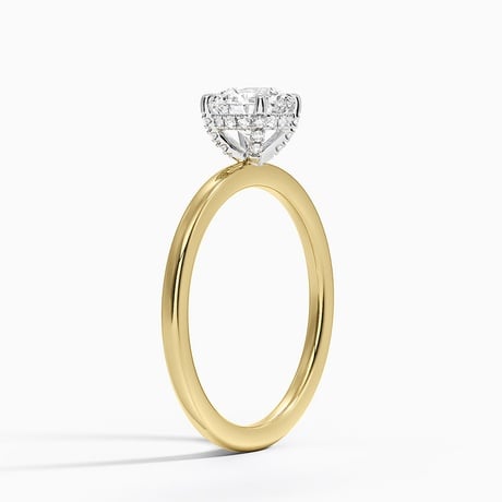 Mixed Metal Lumiere Diamond Ring