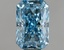 1.23 Ct. Fancy Vivid Blue Radiant Lab Grown Diamond