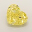 2.04 Ct. Fancy Vivid  Yellow Heart Lab Grown Diamond