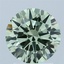 2.01 Ct. Fancy Vivid  Green Round Lab Grown Diamond