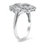 The Asali Ring, smalltop view on a hand