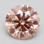 3.04 Ct. Fancy Intense Pink Round Lab Grown Diamond