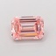 1.52 Ct. Fancy Intense Pink Emerald Lab Grown Diamond