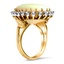 The Deloy Ring, smalltop view on a hand