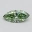 0.50 Ct. Fancy Vivid Pacific Green Marquise Lab Grown Diamond